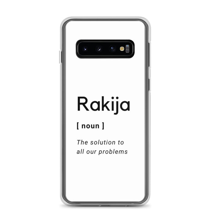  Rakija - The solution to all our problems- Handyhülle Samsung Galaxy s10