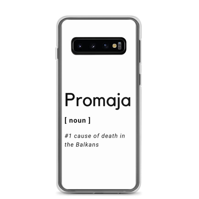  Promaja - #1 cause of death in the Balkans - Handyhülle Samsung Galaxy s10
